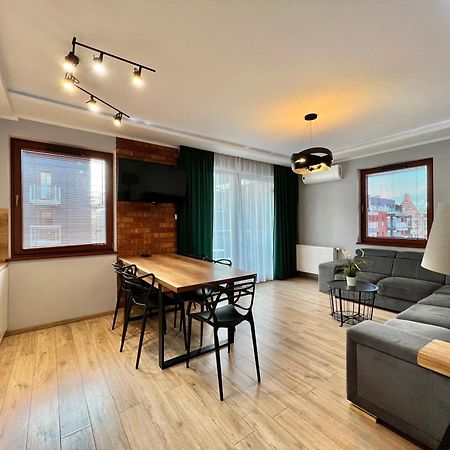 Stylish Apartment Oldtown Riverview Balcony Gdańsk Exterior foto